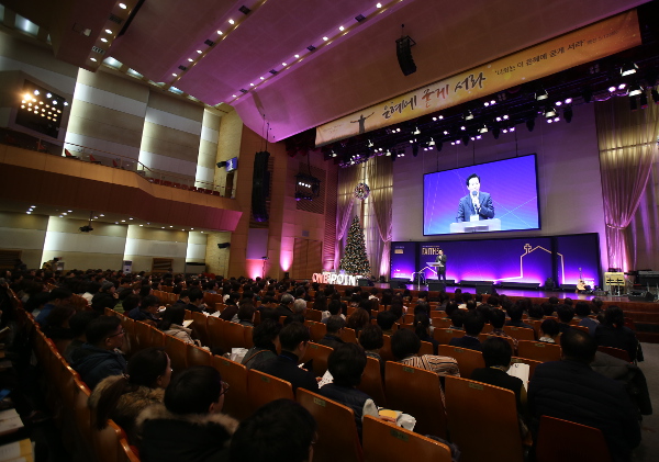 김은호 오륜교회 목사가 꿈미 교육 콘퍼런스에서 강의하는 모습. 꿈이있는미래 제공