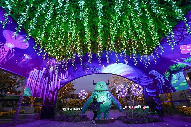 대전, 밤이 되면 깨어나는 마법의 세계, 대전 오월드 나이트 유니버스. 사진제공|권다현