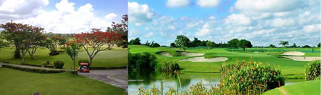 (좌) 깔루방 C.C  (우) 이글릿지C.C