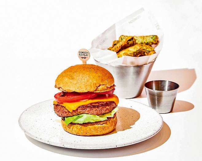 고든램지버거의 베지버거./사진=다이어리알