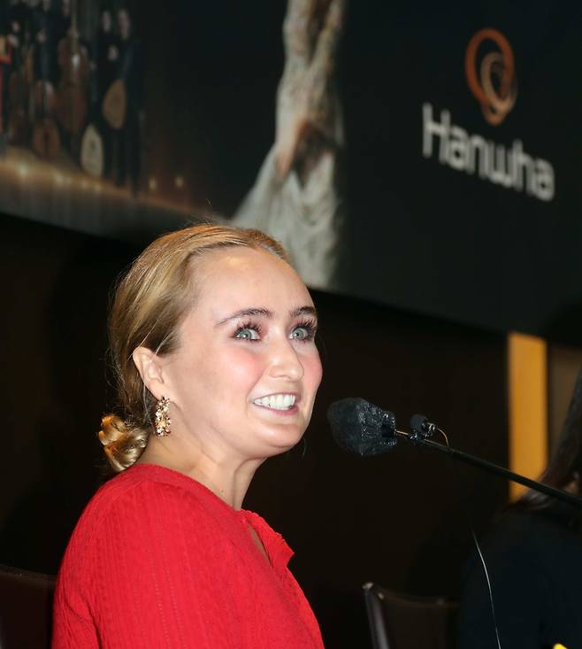 기자간담회 참석한 율리아 레즈네바 [한화클래식 제공. 재판매 및 DB 금지]