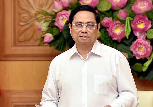 팜민찐 베트남 총리의 모습. 사이공타임스 캡처