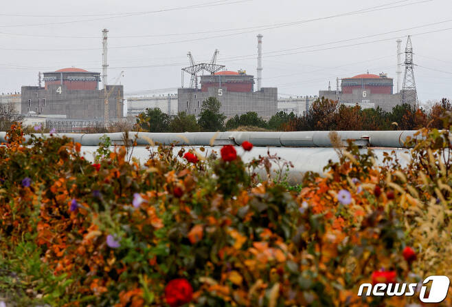 유럽 최대 규모인 우크라이나 자포리자 원자력발전소. ⓒ 로이터=뉴스1 ⓒ News1