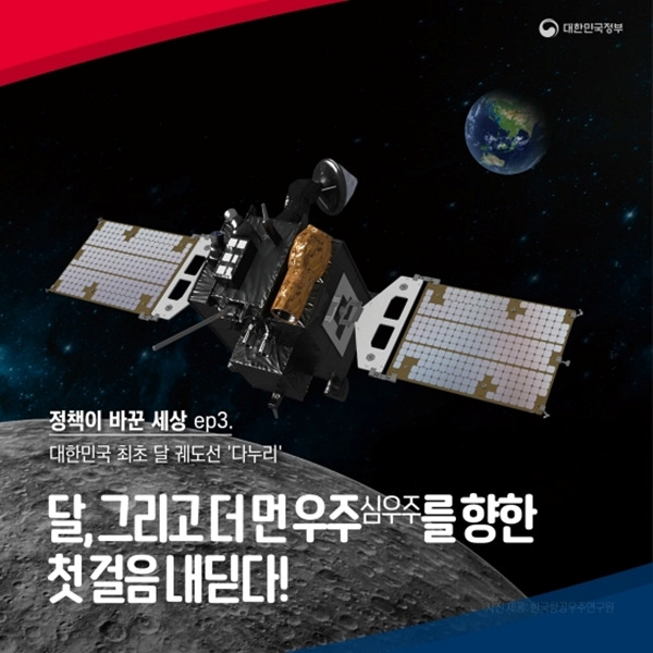 우리나라는 2031년에는 달 착륙선 예비 모델을 발사하고 2032년에는 달 착륙선 최종 모델을 발사한다.(출처=대한민국정부)