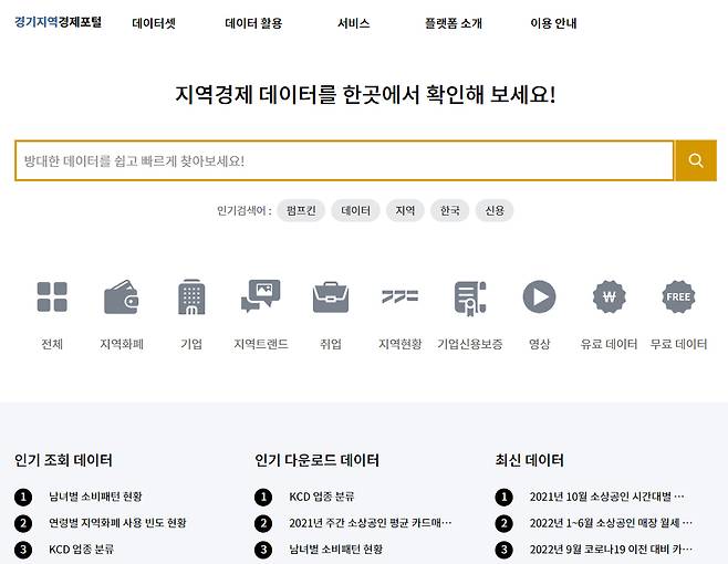 경기지역경제포럼 홈페이지 캡처