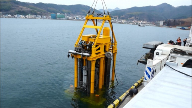 디비로보틱스의 해저 착저형 지반진단로봇. 사진 제공=디비로보틱스