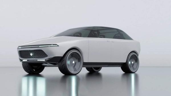 영국 자동차 리스 업체 바나라마(Vanarama)가 애플 특허를 분석해 3D렌디링한 애플카 콘셉트 이미지.  [사진 제공=바나라마]