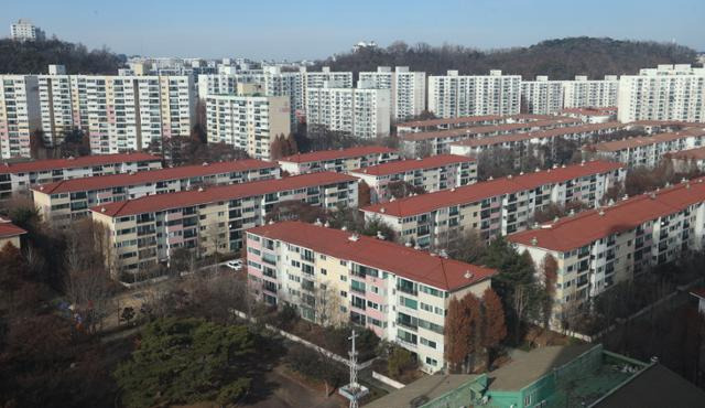 8일 서울 양천구 목동 일대 아파트 모습. 연합뉴스