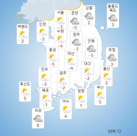 기상청 모레(12일) 오전 날씨 : 주말,주간날씨