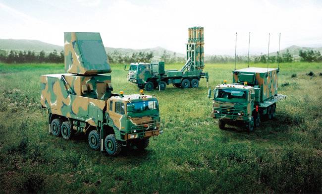 한국산 중거리 지대공 미사일 방어 시스템 ‘천궁-2’. [방위사업청 제공]