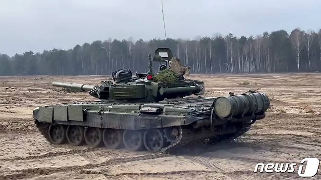 벨라루스 브레스트 지역에서 러시아와 벨라루스 군사 합동 훈련이 실시되고 있다. 2022.02.11 ⓒ 로이터=뉴스1 ⓒ News1 정윤미 기자