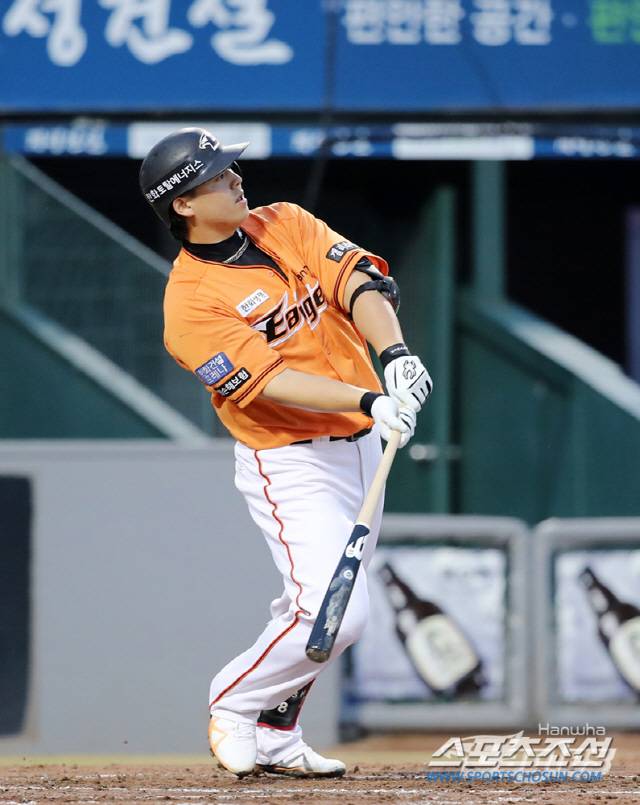 한화 노시환의 타격 모습. 사진제공=한화 이글스