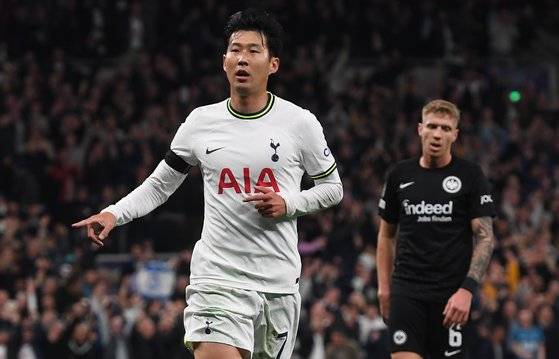 손흥민의 EPL 득점왕 등극은 2022년 한국 축구의 또 다른 경사다. EPA=연합뉴스