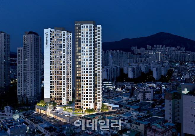 부산 연천시장 시장정비사업 투시도