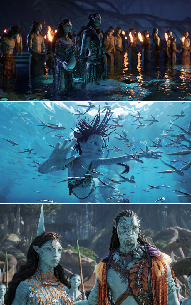 영화 《아바타: 물의 길》 한 장면ⓒ월트 디즈니 컴퍼니 코리아 제공