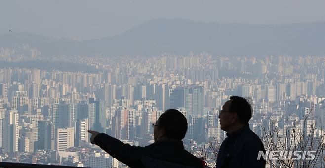 서울 시내 아파트 단지 모습 뉴시스 자료사진.