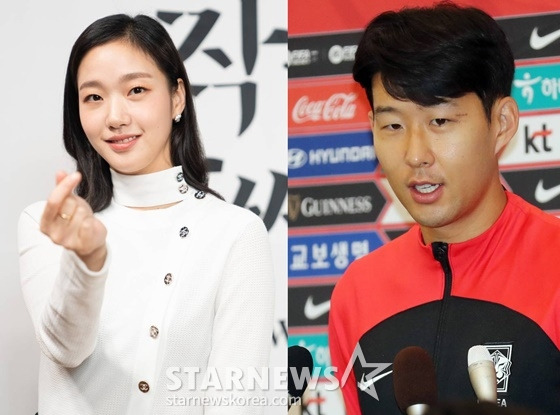 김고은(왼쪽)과 손흥민 /사진=스타뉴스