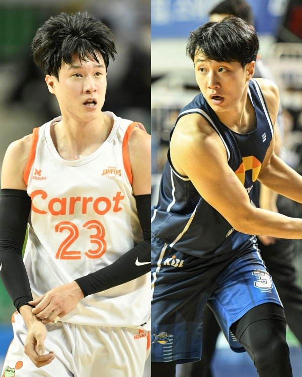 전성현과 허웅은 KBL 3라운드 MVP 레이스 선두에 선 토종 에이스들이다. 사진=KBL 제공