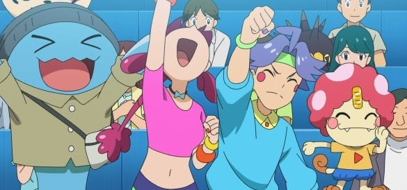 - 잠입 중에도 꼬마녀석 응원은 못 참지