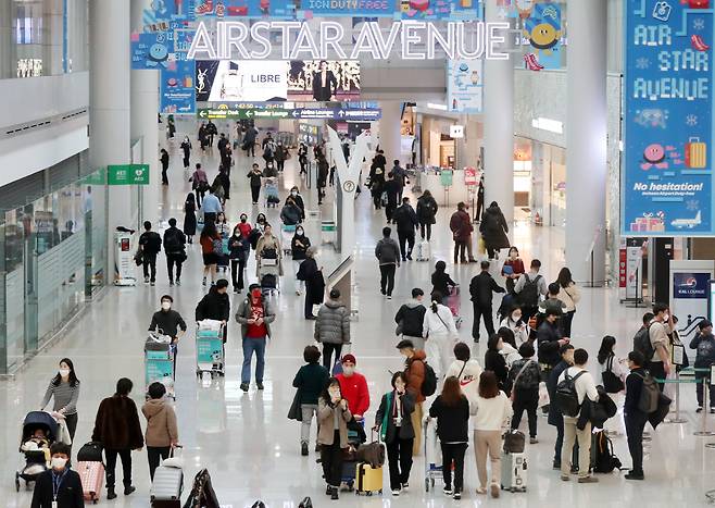 인천국제공항 제1여객터미널 면세점. /뉴스1