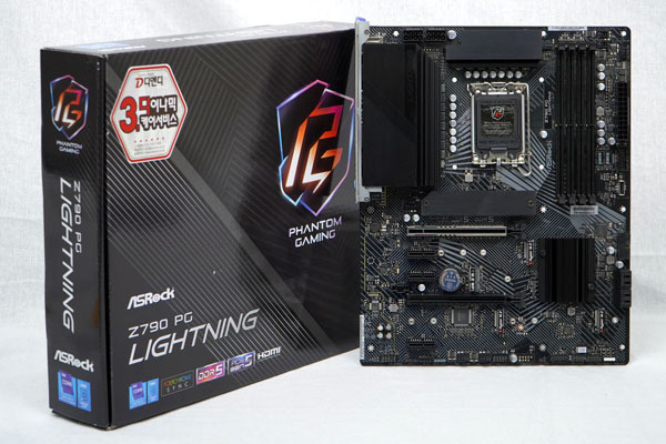 확장성 좋은 Z790 메인보드, Asrock Z790 Pg Lightning D5 디앤디컴 | 보드나라/케이벤치