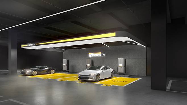 신세계아이앤씨 EV 스파로스 충전소. [사진 제공 = 신세계아이앤씨]