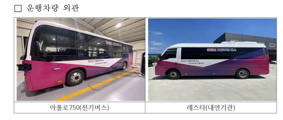 전국 최초 오송역~세종터미널 BRT 자율주행버스 운행