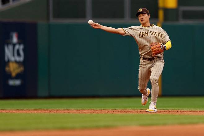 내년 시즌 샌디에이고 파드리스 주전 2루수를 맡을 것으로 보이는 김하성. 사진=AP PHOTO