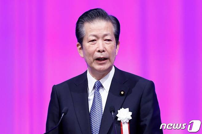 야마구치 나쓰오 일본 공명당 대표. ⓒ AFP=뉴스1