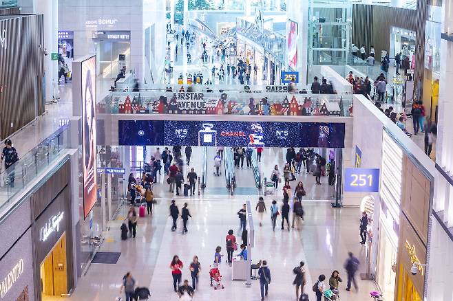 사진은 인천공항 면세점 전경. /사진=인천국제공항공사