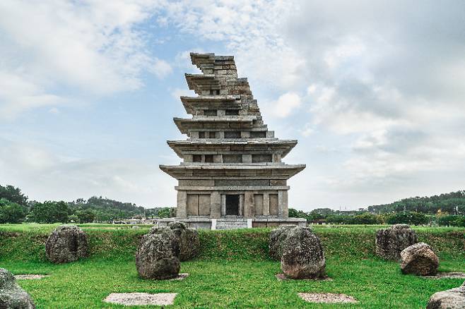 미륵사지 석탑. 익산시 제공