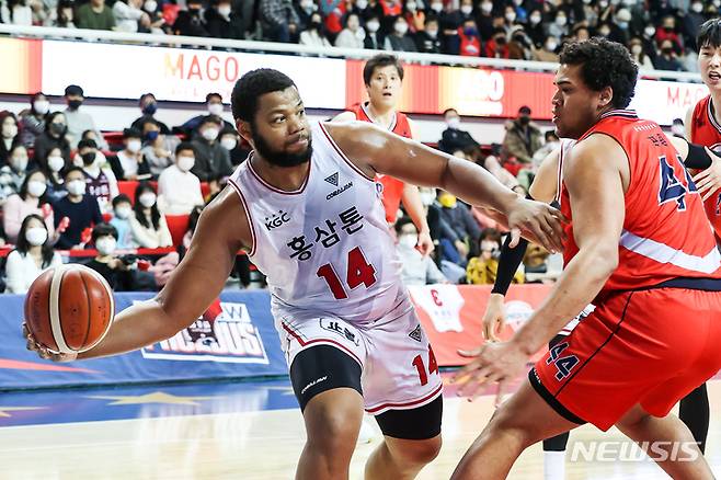 [서울=뉴시스]프로농구 인삼공사 스펠맨. (사진=KBL 제공)