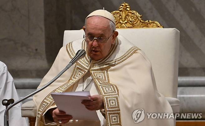 프란치스코 교황 [AFP 연합뉴스 자료사진. 재판매 및 DB 금지]