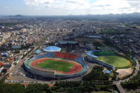 현재 제주종합경기장 주변 오라동 일대 [제주시 체육회]