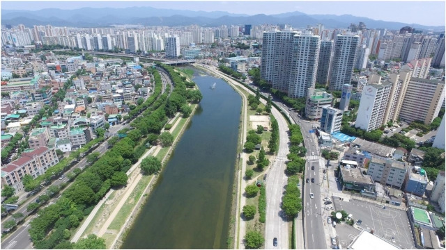 대구 신천 전경. 대구시 제공