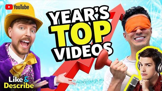 [서울=뉴시스]유튜브는 지난 2일 공식 계정을 통해 'The Year’s Top Videos, 2022'라는 제목의 영상을 게재했다. (사진=유튜브 공식 블로그 캡처) 2023.01.03. photo@newsis.com *재판매 및 DB 금지