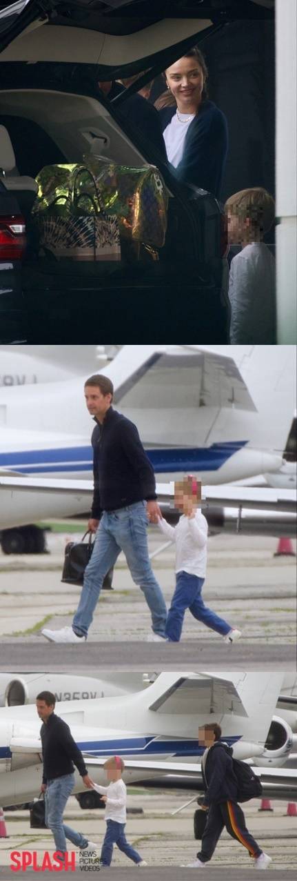 에반 스피켈(왼)과 아이들 / 사진 = Splash News