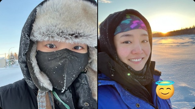 4일 JTBC에 따르면 윤하는 이날 JTBC '뉴스룸' 기상센터에 출연해 최근 북극을 다녀온 경험을 살려 일기예보 진행에 도전한다. /윤하 SNS 캡처