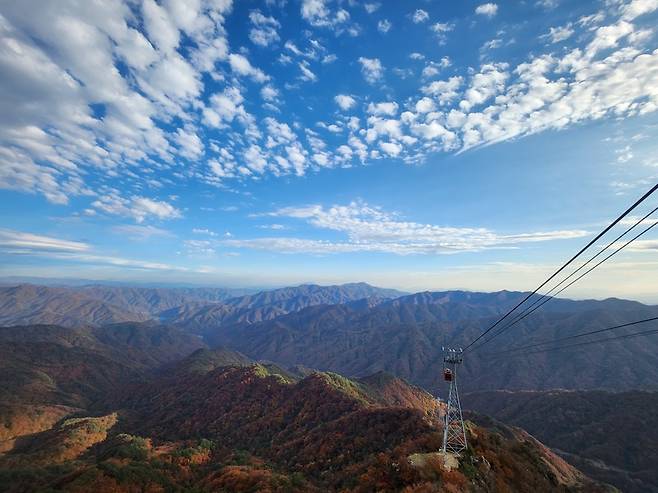 화천 백암산 케이블카