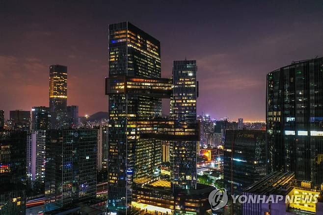 중국 광둥성 선전시 텐센트 사옥 [신화 연합뉴스 자료사진]