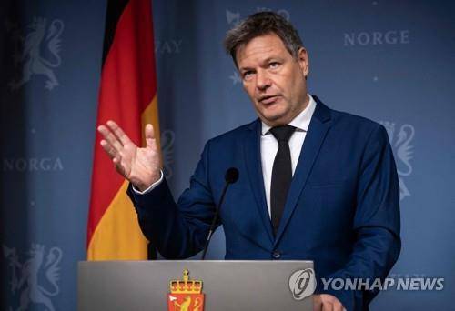 로베르트 하베크 독일 부총리 겸 경제기후보호부 장관 [AFP 연합뉴스 자료사진. 재판매 및 DB 금지]