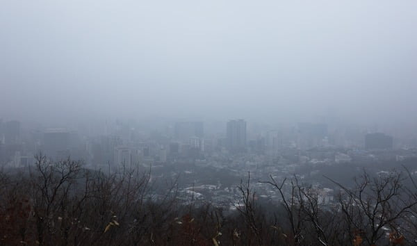 7일 서울 남산에서 내려다본 서울 도심. /사진=연합뉴스