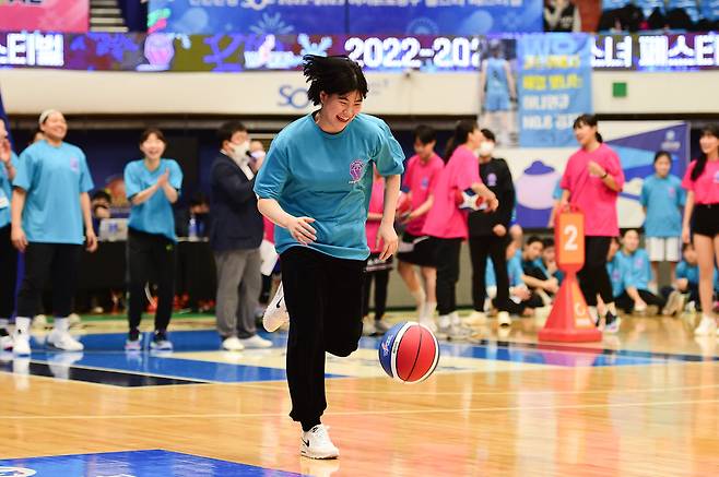 8일 열리는 WKBL 올스타 페스티벌에 참가한 이소희 사진=한국여자농구연맹(WKBL) 제공