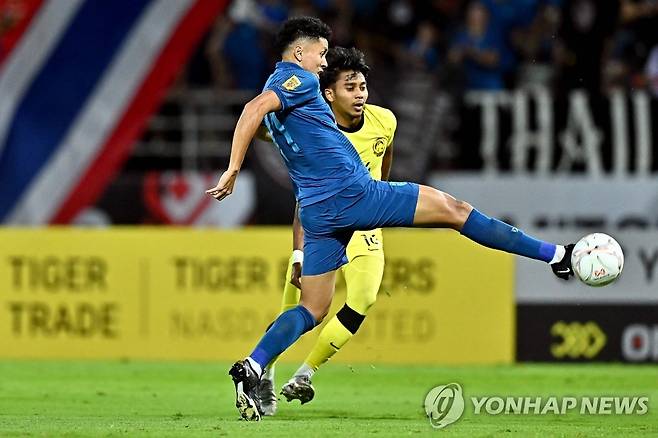 태국-말레이시아 경기 장면 [AFP=연합뉴스]