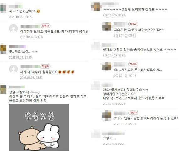 온라인 커뮤니티 캡처