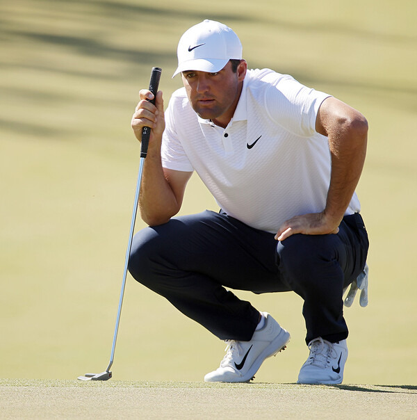 미국프로골프(PGA) 투어에서 활약하는 스코티 셰플러. 사진제공=Getty Image for THE CJ CUP