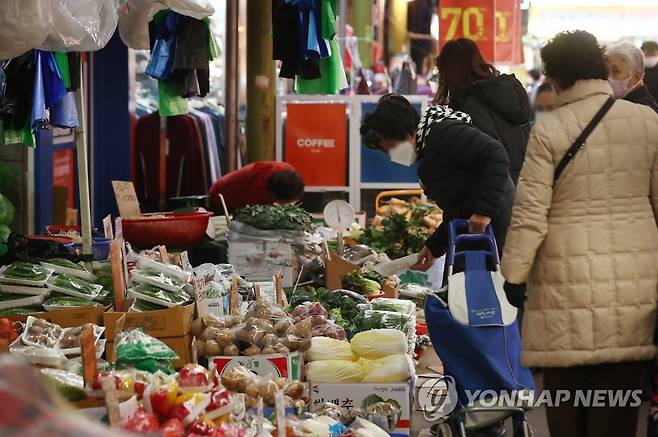 서울 시내 전통시장 [연합뉴스 자료 사진]