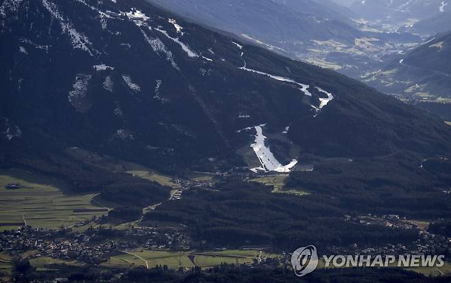 오스트리아 인스부르크 인근의 스키장 [AP=연합뉴스 자료사진. 재판매 및 DB 금지]