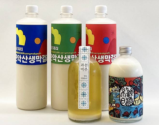 과천도가에서 빚어내는 막걸리들. 서형원 대표 제공