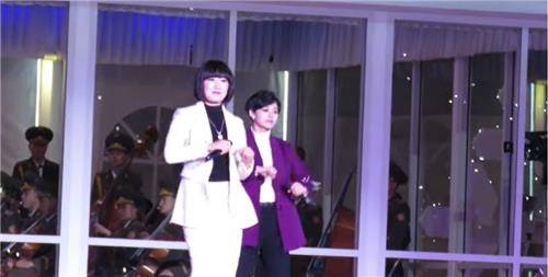 북한 가수 정홍란. 연합뉴스